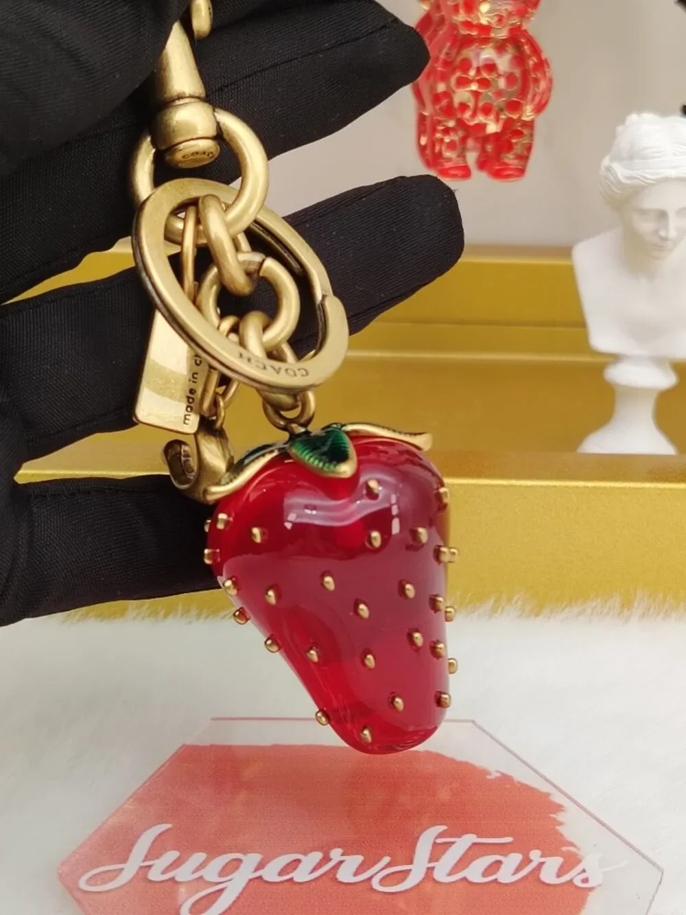Coach Strawberry Bag Charm